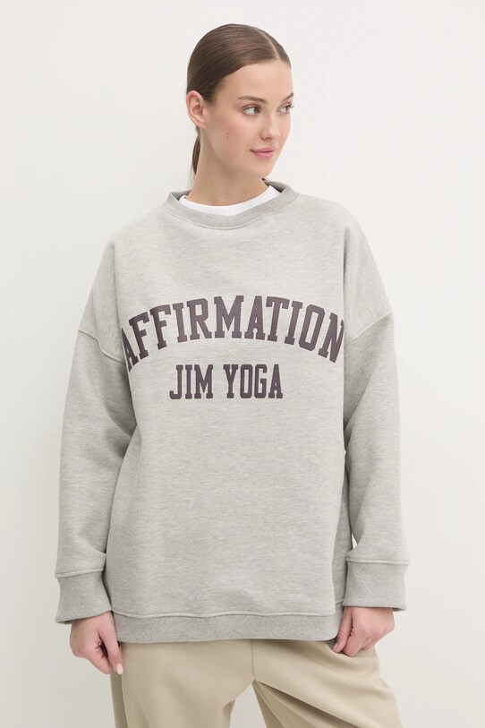 JOYINME bluza Affirmation aplikacja szary Affirmation