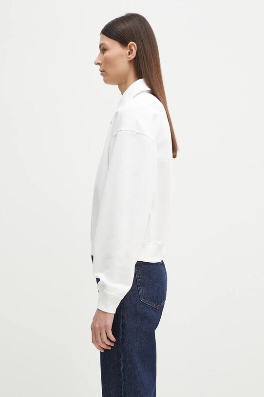 Sporty & Rich cotton sweatshirt NY Health Club ST072514043WH01 white AW24