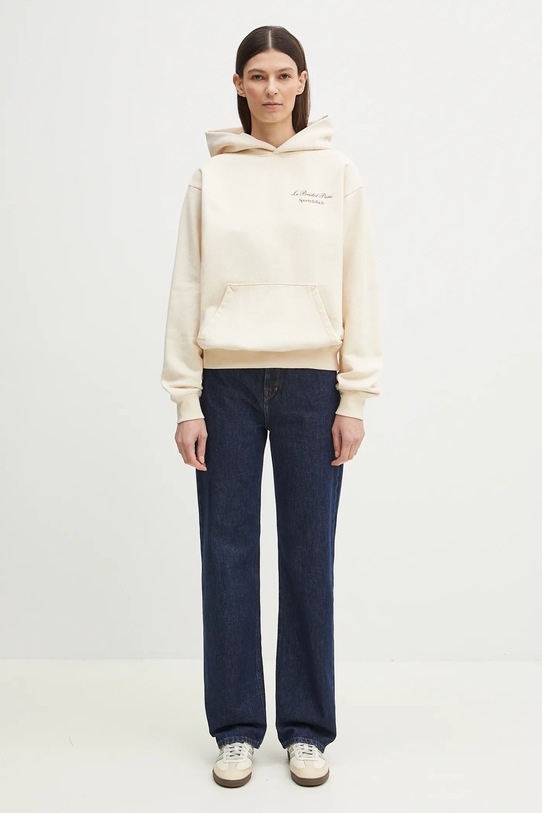 Памучен суичър Sporty & Rich Faubourg ST070517619CR01 бежов