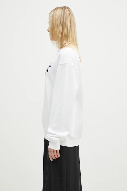 Bavlněná mikina Sporty & Rich USA Wellness Club ST071506128WH01 bílá AW24