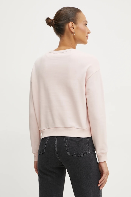 Oblečenie Bavlnená mikina Armani Exchange 6DYM70.YJEEZ ružová
