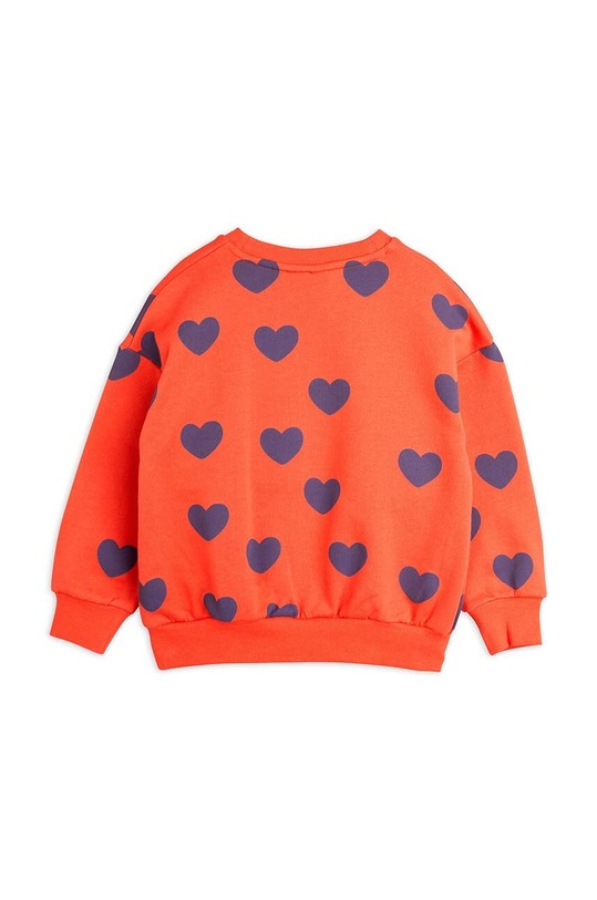 Mini Rodini bluza dziecięca Hearts 2462013142 czerwony AW24