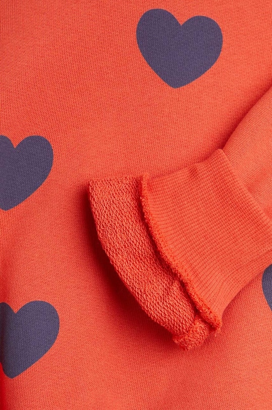 Κοριτσίστικα Παιδική μπλούζα Mini Rodini Hearts 2462013142 κόκκινο