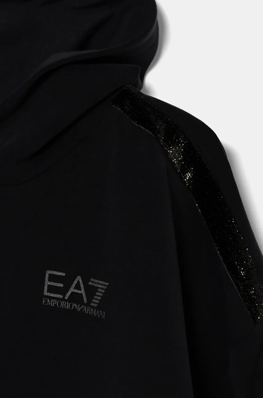 DÍVKA Dětská mikina EA7 Emporio Armani 6DFM08.FJZBZ černá