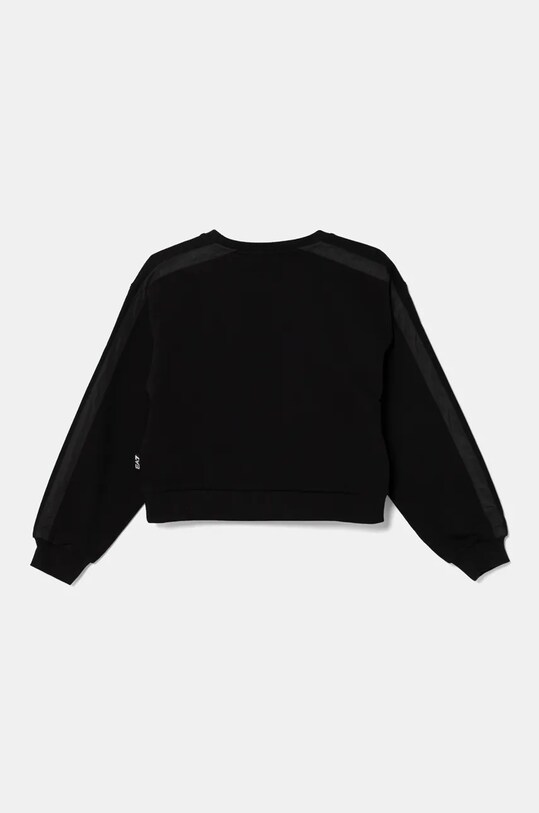 Dětská mikina EA7 Emporio Armani 6DFM09.FJZUZ černá AW24