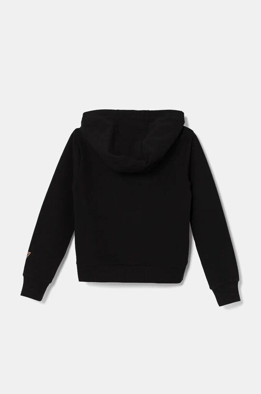 EA7 Emporio Armani bluza dziecięca 8NFM01.FJTXZ czarny AW24