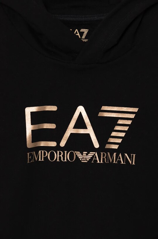 Dziewczynka EA7 Emporio Armani bluza dziecięca 8NFM01.FJTXZ czarny