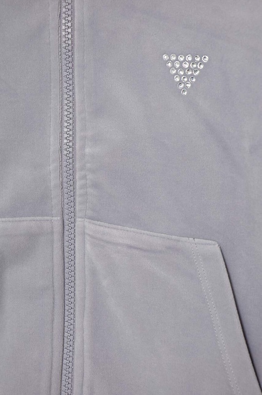 DÍVKA Dětská velurová mikina Guess J4RQ22.KBXI2.9BYH šedá