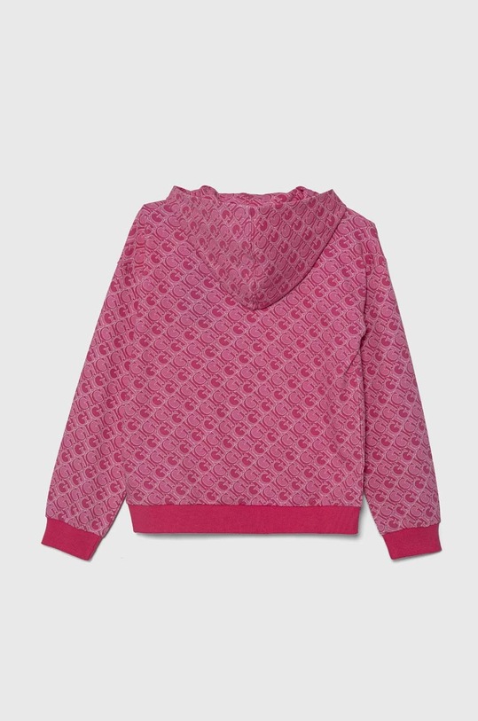 Guess bluza bawełniana dziecięca J4YQ00.KA6R4.9BYH różowy AW24