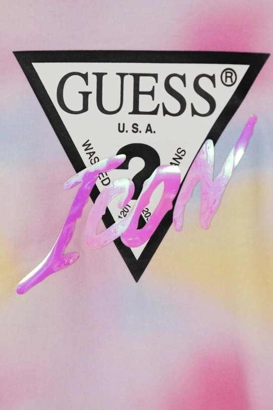 Dziewczynka Guess bluza bawełniana dziecięca J4YQ02.KA6R3.9BYH różowy