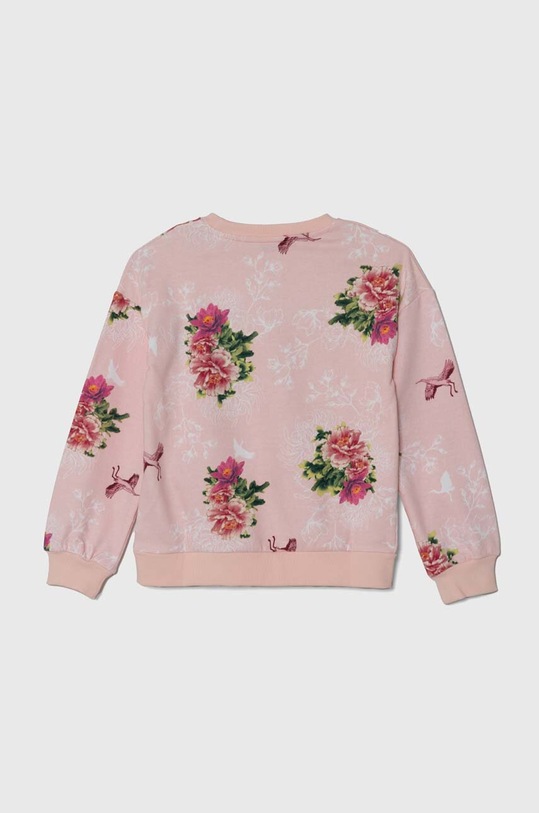 Dětská bavlněná mikina Guess J4YQ02.KA6R3.9BYH růžová AW24