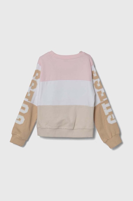 Guess bluza bawełniana dziecięca J4YQ04.KA6R3.9BYH beżowy AW24