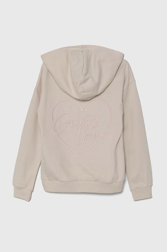 Guess bluza bawełniana dziecięca J4YQ07.KA6R3.9BYH beżowy AW24