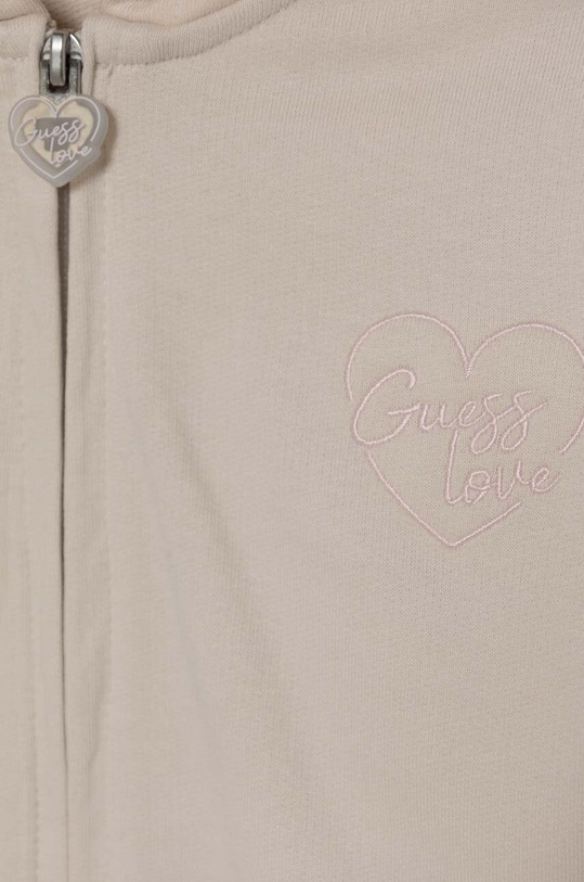 Dziewczynka Guess bluza bawełniana dziecięca J4YQ07.KA6R3.9BYH beżowy
