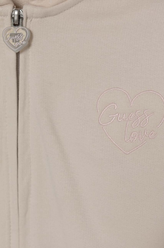 Dziewczynka Guess bluza bawełniana dziecięca J4YQ07.KA6R3.9BYH beżowy