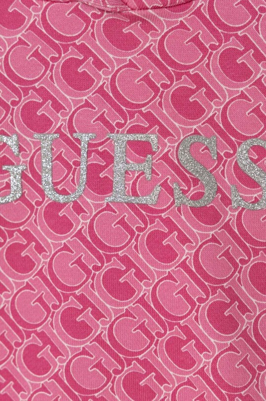 Девочка Детская хлопковая кофта Guess K4YQ00.KA6R4.9BYH розовый