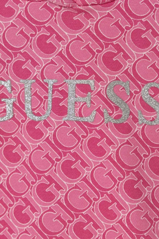 Dziewczynka Guess bluza bawełniana dziecięca K4YQ00.KA6R4.9BYH różowy