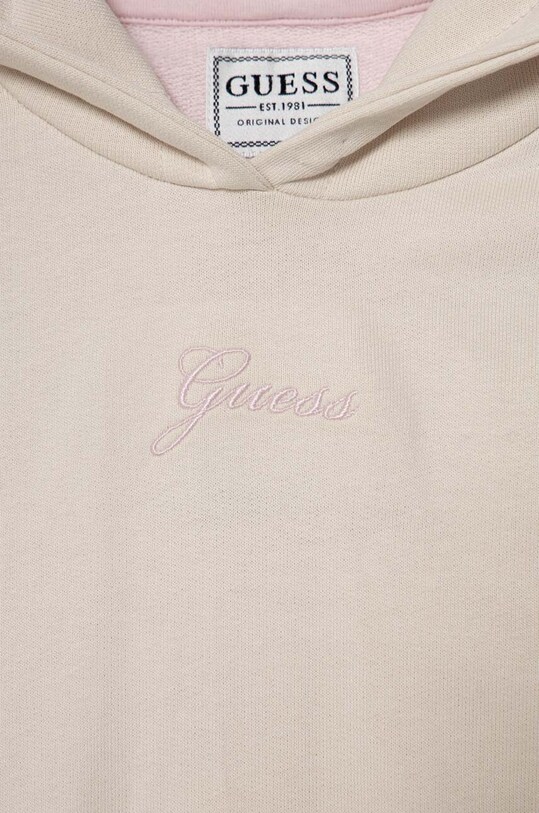 Дівчинка Дитяча бавовняна кофта Guess K4YQ01.KA6R3.9BYH бежевий