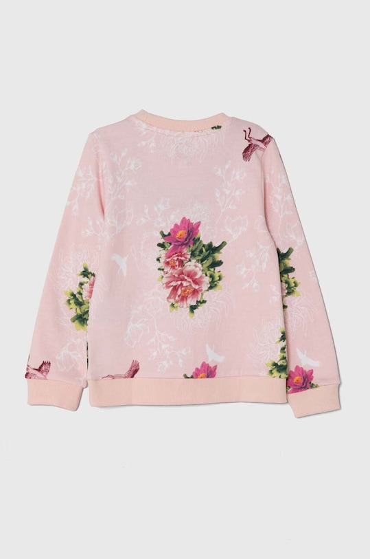 Dětská bavlněná mikina Guess K4YQ05.KA6R3.9BYH růžová AW24