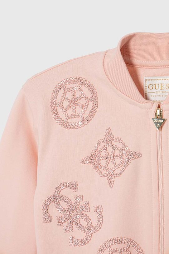 Dziewczynka Guess bluza dziecięca K4YQ07.KA6V4.9BYH różowy
