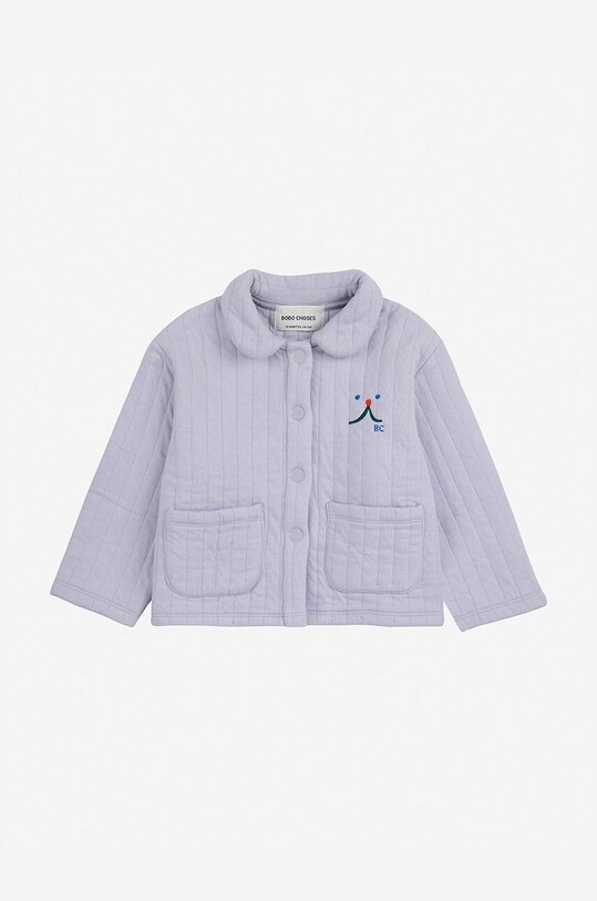 Кофта для младенцев Bobo Choses Funny face 224AB039 фиолетовой AW24