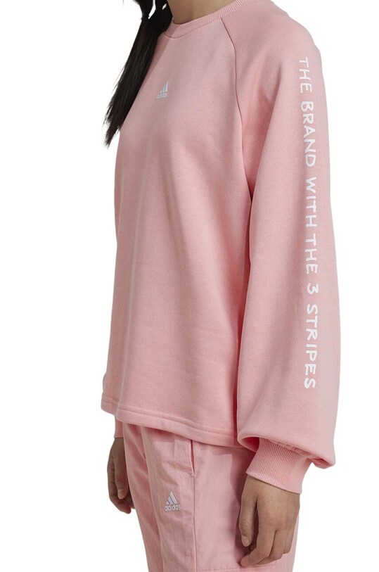 Дитяча кофта adidas JGAM CREW IV7044 рожевий
