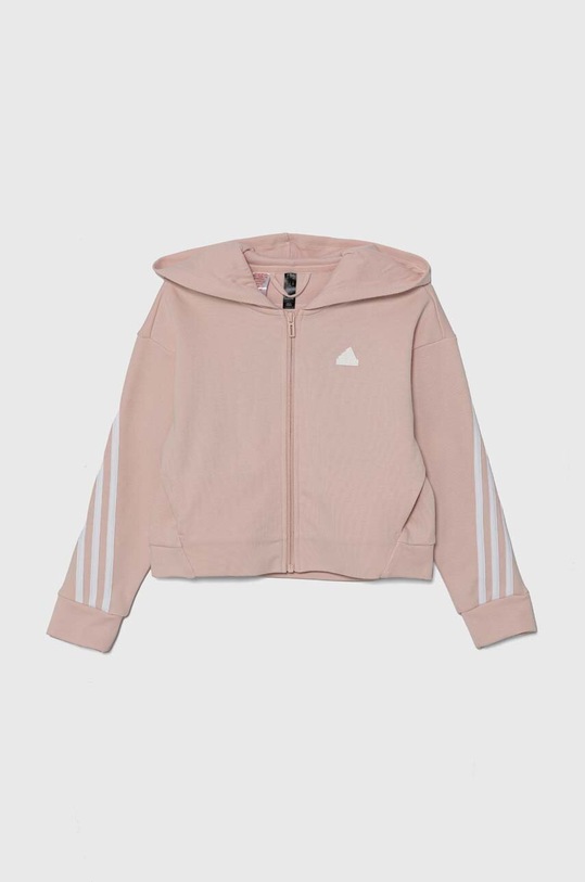 Дитяча кофта adidas G FI 3S FZ IX3628 рожевий AW24
