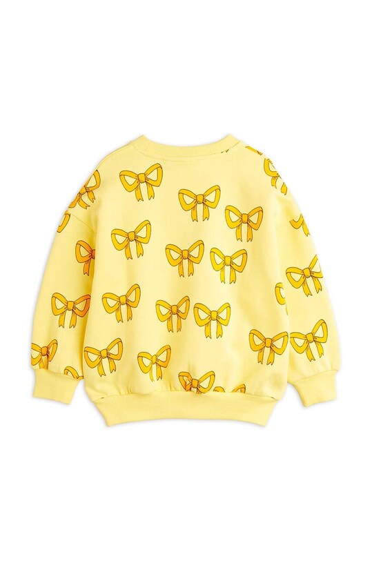Дівчинка Дитяча бавовняна кофта Mini Rodini Bow 2472014923 жовтий