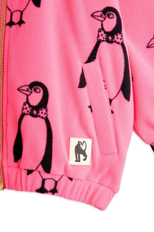 Дитяча кофта Mini Rodini Penguin рожевий 1100009128