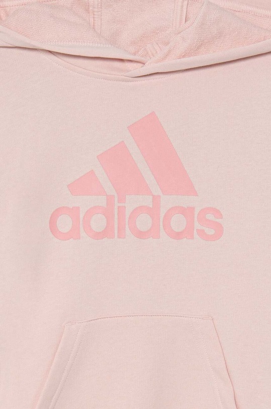 Dziewczynka adidas bluza dziecięca J BL CB HD IX9512 różowy