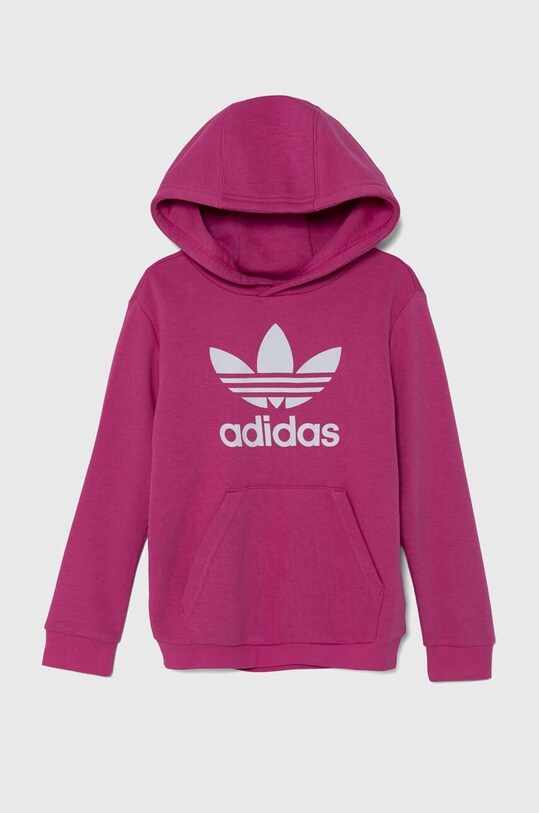 Detská mikina adidas Originals TREFOIL HOODIE IY7444 ružová AW24