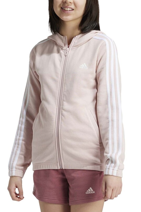 Детская кофта adidas G 3S FZ HD IZ3464 розовый