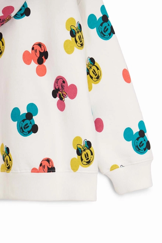 Desigual bluza bawełniana dziecięca MICKEY MOUSE 24WGSK09 biały