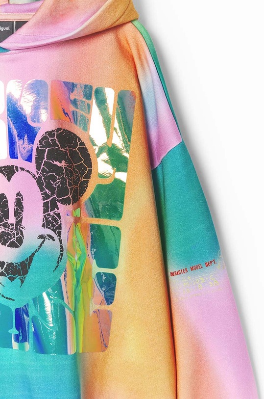Παιδική βαμβακερή μπλούζα Desigual MICKEY MOUSE πολύχρωμο 24WGSK05