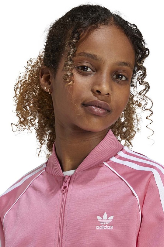Dječja dukserica adidas Originals SST TRACK TOP roza IY7451