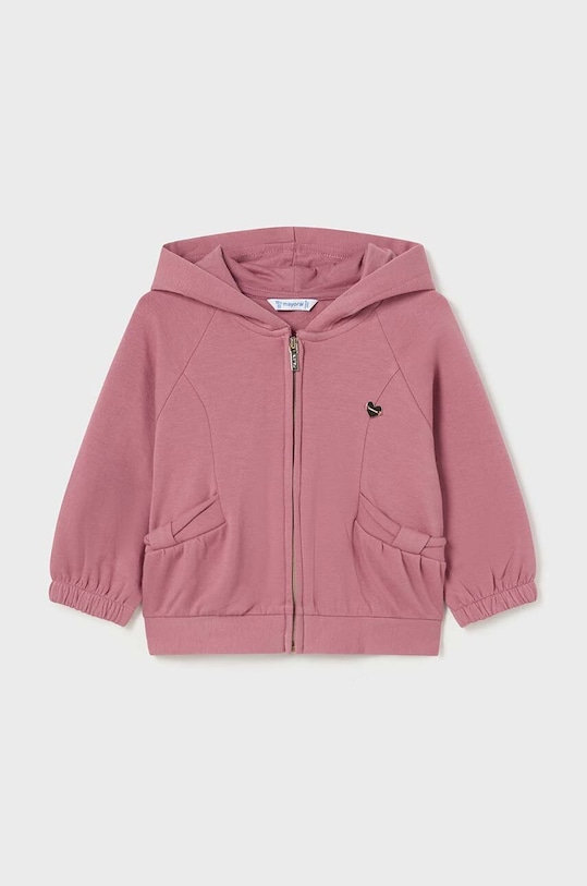 Mayoral bluza niemowlęca z kapturem różowy 2485.4J.Baby.9BYH