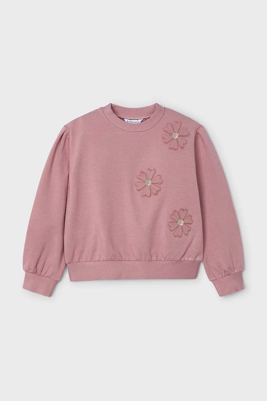 Dětská mikina Mayoral bez kapuce růžová 4478.6C.Mini.9BYH