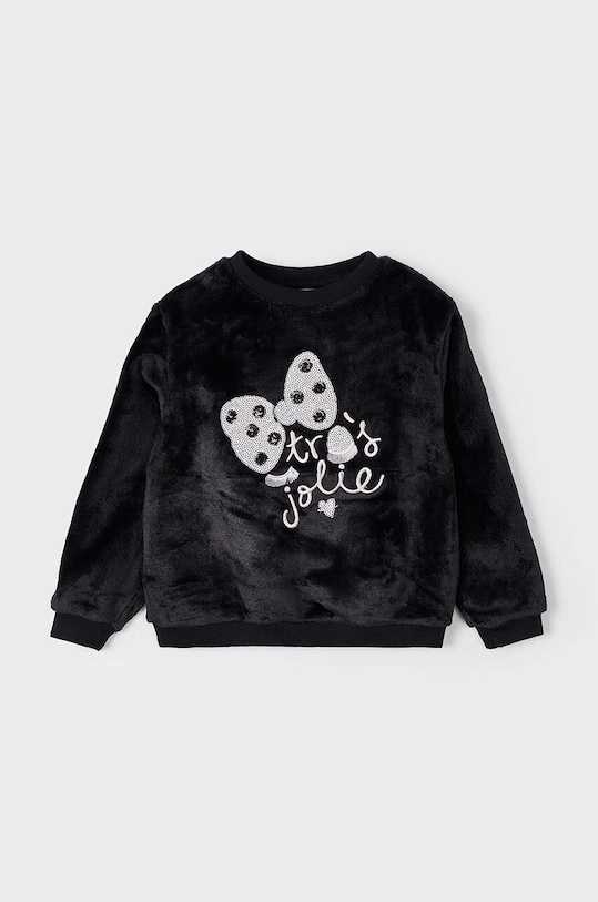 Detská mikina Mayoral nášivka tmavomodrá 4480.6E.Mini.9BYH