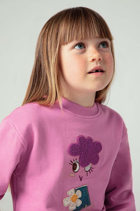 Dětská mikina Mayoral růžová 4482.6H.Mini.9BYH