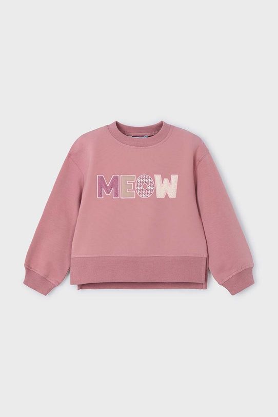 Детская кофта Mayoral без капюшона розовый 4482.6H.Mini.9BYH