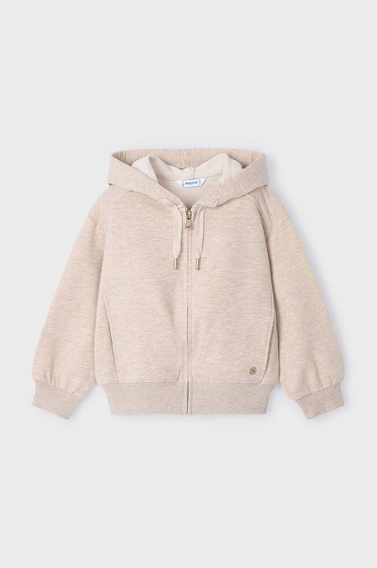 Mayoral bluza dziecięca z kapturem beżowy 4497.6H.Mini.9BYH