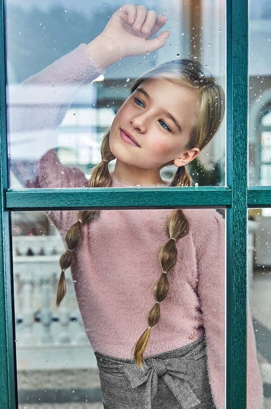 Девочка Детский свитер Mayoral 7302.8A.Junior.9BYH розовый