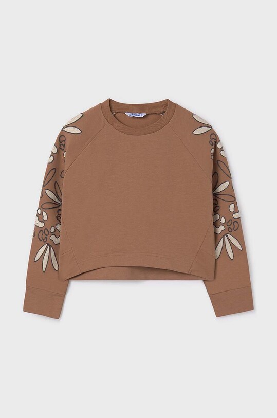 Дитяча кофта Mayoral без капюшона бежевий 7471.8G.Junior.9BYH