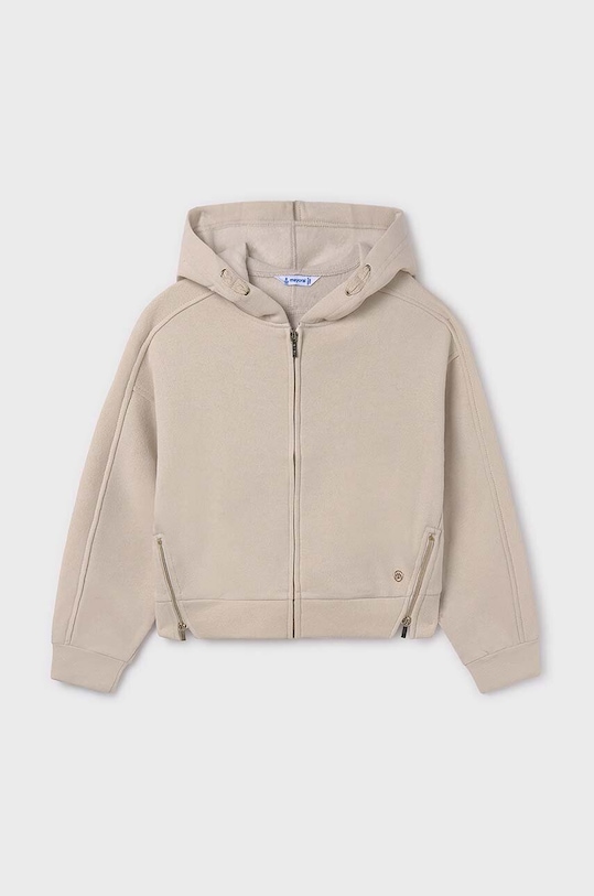 Mayoral bluza dziecięca z kapturem beżowy 7487.8G.Junior.9BYH
