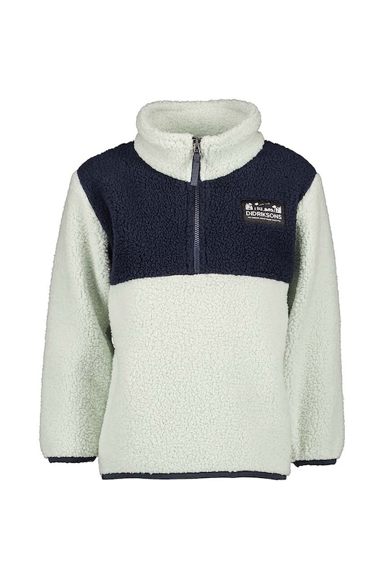 Дитяча флісова кофта Didriksons GOSIG KIDS HALFZIP 505536 зелений AW24