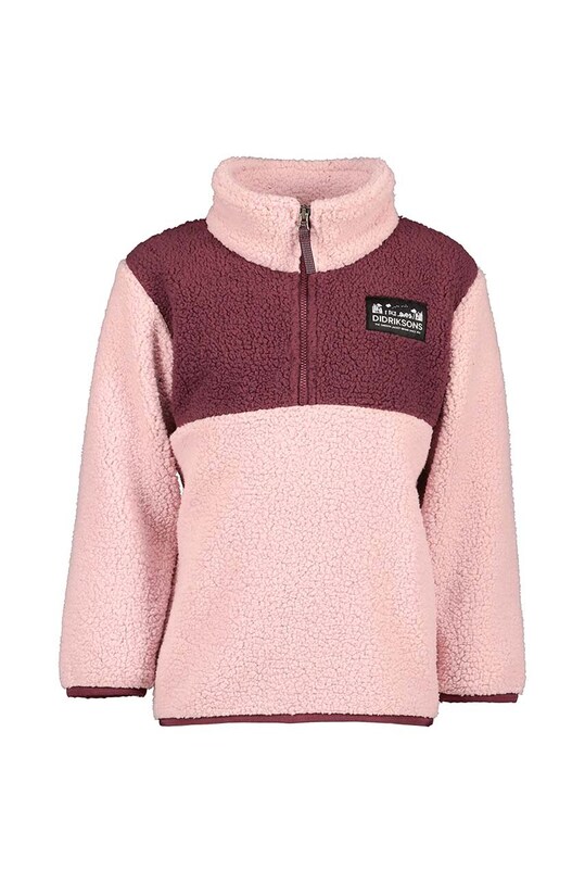 Didriksons bluza polarowa dziecięca GOSIG KIDS HALFZIP 505536 różowy AW24