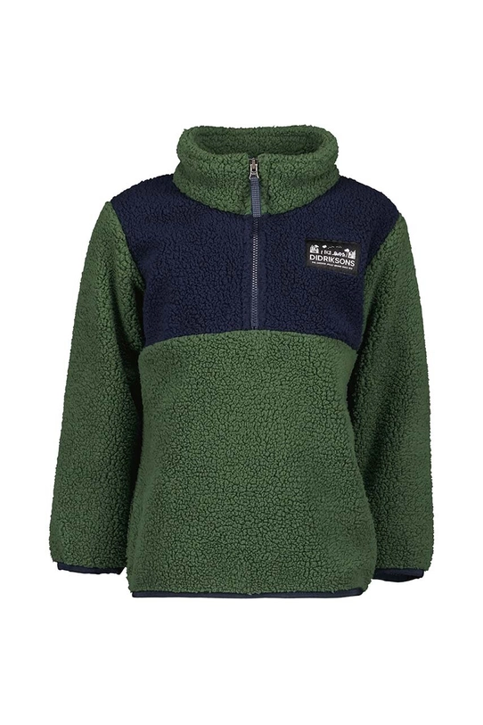 Didriksons hanorac polar pentru copii GOSIG KIDS HALFZIP 505536 verde AW24