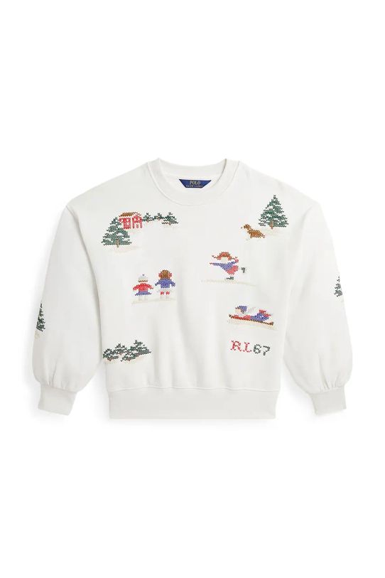 Дитяча бавовняна кофта Polo Ralph Lauren бавовна бежевий 313952129001