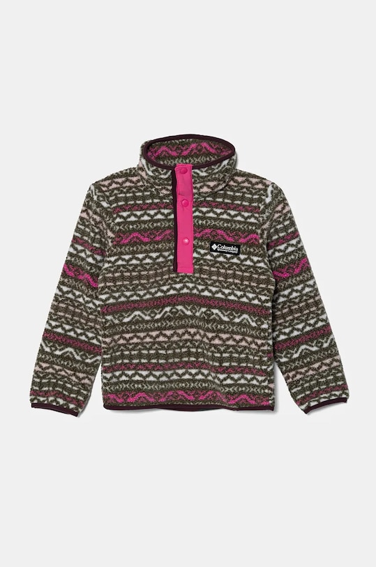 Columbia bluza polarowa dziecięca Helvetia bez kaptura różowy 2097071.G