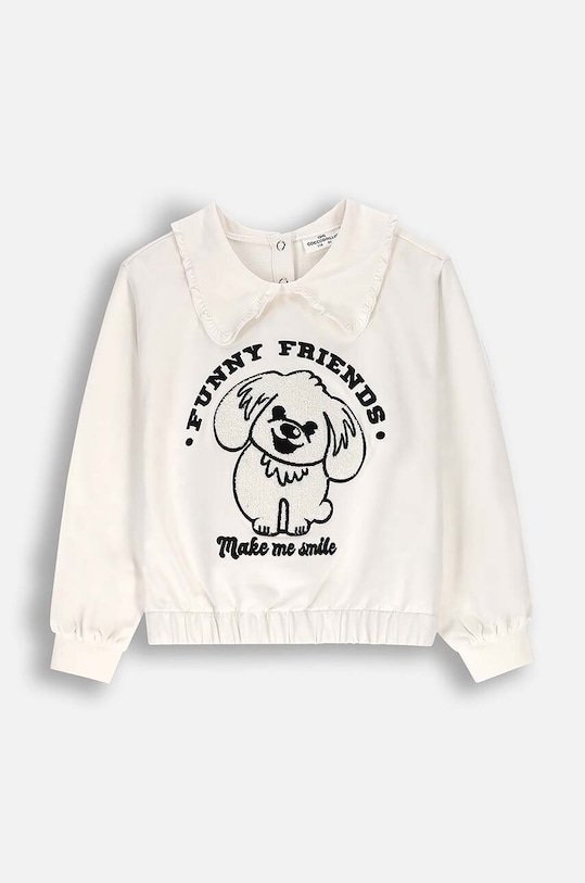 Coccodrillo bluza dziecięca z elastanem beżowy ZC4132101AGK